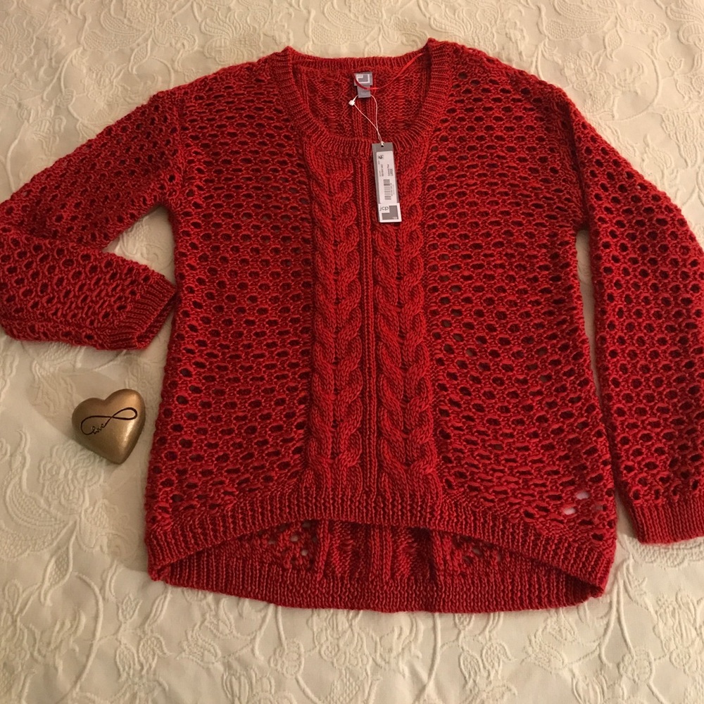 Red Sweater Women's Large